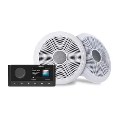 Fusion Garmin komplet Nautički stereo uređaj MS-RA210 + zvučnici XS-F65CWB + Gumeni pokrov i FM antena