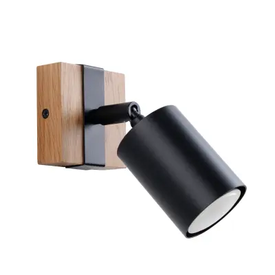 Stenska svetilka FAGER 1 črna