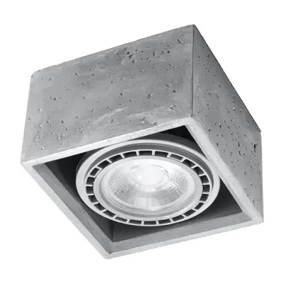 Stropna svetilka QUATRO 1 beton