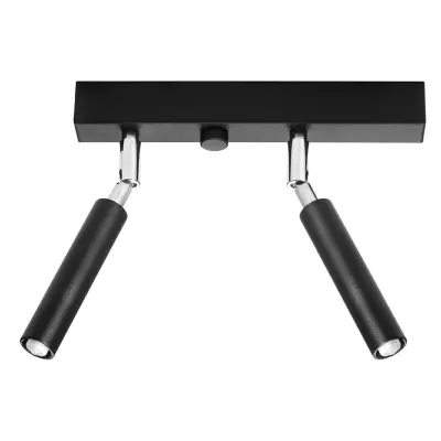 Stropna svetilka EYETECH 2 črna