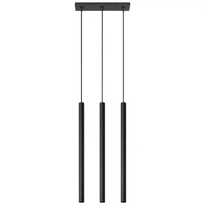 Obesna svetilka PASTELO 3 črna