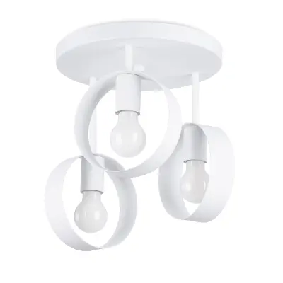 Stropna svetilka TITRAN 3 bela