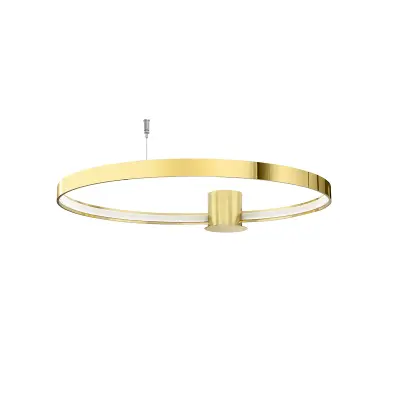 Stropna svetilka RIO 78 polirana zlata LED 3000K