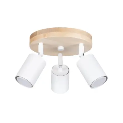 Stropna svetilka VERDO 3P bela