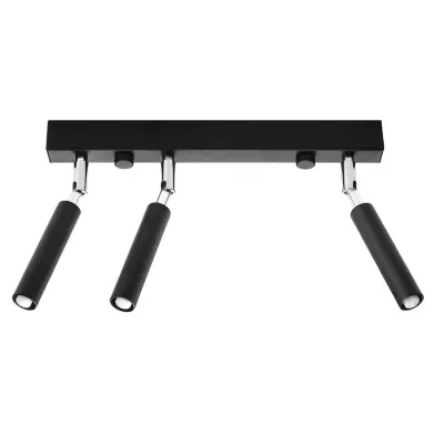 Stropna svetilka EYETECH 3 črna