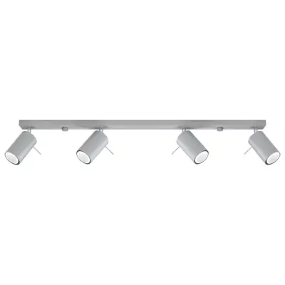 Stropna svetilka RING 4L siva