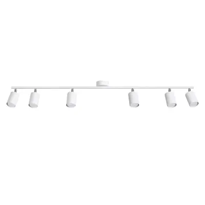 Stropna svetilka LEMMI 6L bela