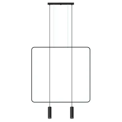 Obesna svetilka RANA 2 črna