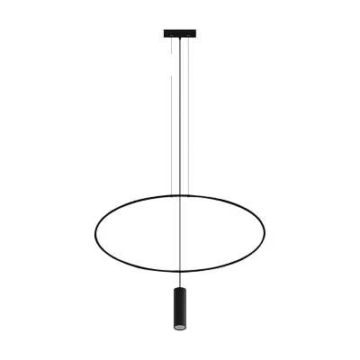 Obesna svetilka HOLAR 1 črna