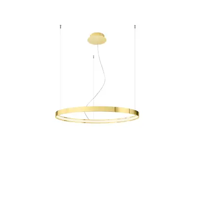 Lestenec RIO 78 polirana zlata LED 3000K