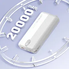 LDNIO 20000MAH 22,5W 5V 3A 1 PORT 1A + 2 CABLE 1C1L PQ24 polnilna baterija