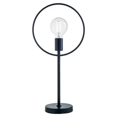 Namizna svetilka Krog h54cm / 40W / črna / kovina