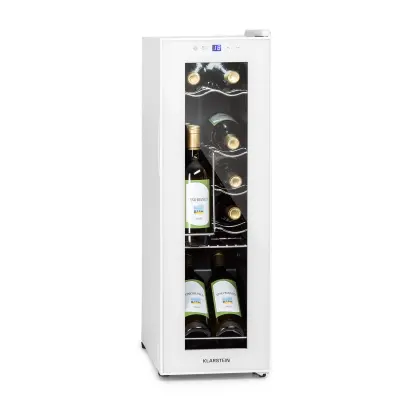 Klarstein Shiraz 12 Slim vinoteka, Bela
