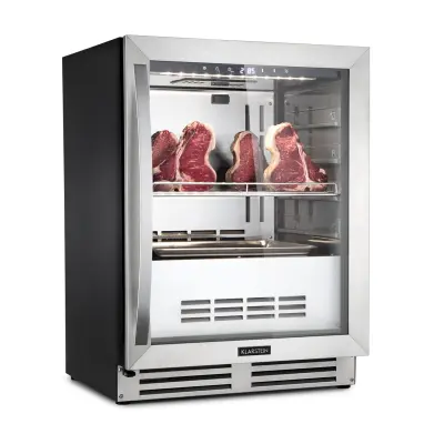 Klarstein Steakhouse Pro hladilnik za meso, Nerjavece jeklo