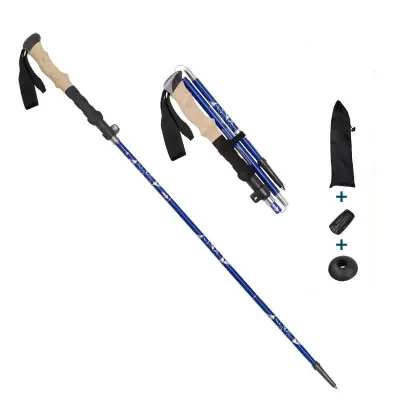 Pohodniške palice v 5 delih z nastavljivo dolžino Blue