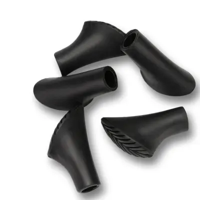 Nogice za pohodne palice 6 kom Black