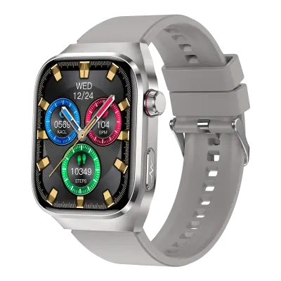 Pametna ura z EKG, srčnim utripom, krvnim tlakom, spanjem, pedometrom Grey