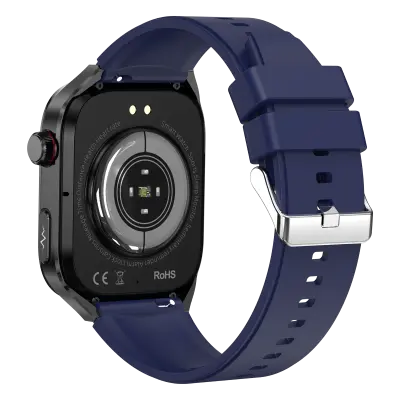 Pametna ura z EKG, srčnim utripom, krvnim tlakom, spanjem, pedometrom Blue