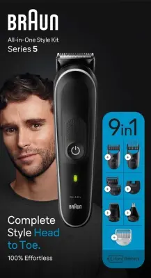 Procter&Gamble Braun strižnik za brado/las/prirezovalnik AllinOne Style Kit MGK5410