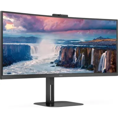 Monitor 34" AOC CU34V5CW, 34", HDMI, DP, WCAM, USB-C, HAS