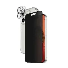 OVITEK PANZERGLASS PRIVACY BUNDLE 3V1 ZA IPHONE 15 PRO MAX