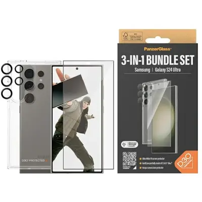 PANZERGLASS BUNDLE SET 3V1 PROZOREN ETUI FOLIJA OVITEK ZA SAMSUNG