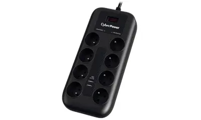 Prenaponska zaštita CyberPower P0820SUF0, 8x šuko, 2x USB-C