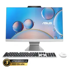 ASUS A3402 23,8" (60,45cm) FHD i7-1355U 16GB 512GB Windows 11 Pro tipkovnica + miška bel AIO računalnik (A3402WVA-WB73C0X)