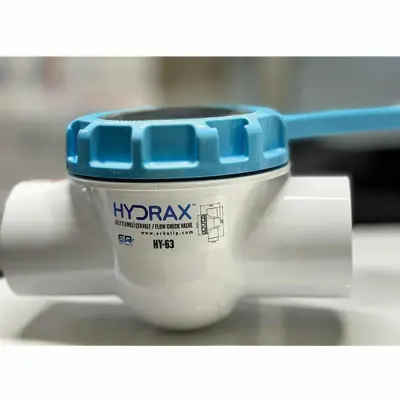 NEPOVRATNI VENTIL S PROZORNIM POKROVOM- HYDRAX, fi 63 MM
