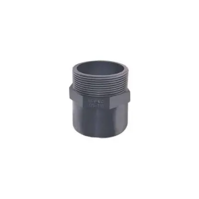 PVC SPOJKA ZA CEV Z ZUNANJIM NAVOJEM - REDUCIRNA, fi 63 MM