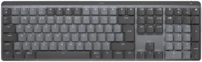 Tipkovnica Logitech MX Mechanical, bežična, siva