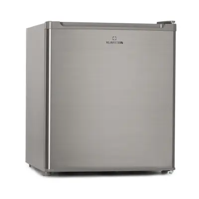 Klarstein Garfield Eco A++, zamrzovalnik, 4-zvezdicni, 34 l, kompakten, srebrna barva, Srebrna