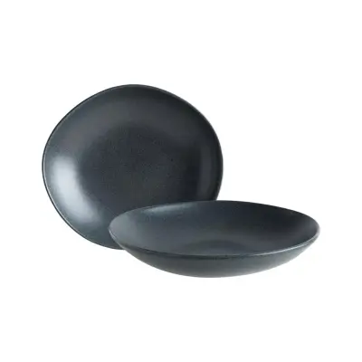 Graphite globoki krožnik Vago / 23cm / 750mL / 6 kos