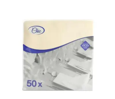 Servieti / Airlaid / 40x40cm / šampanjec / 50kos