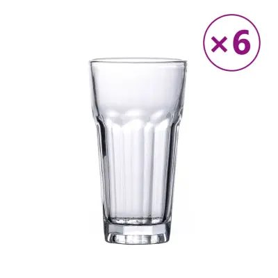 vidaXL Kozarci za pivo 6 kosov 310 ml