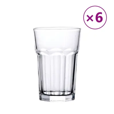 vidaXL Kozarci za pivo 6 kosov 415 ml