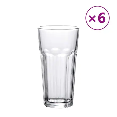 vidaXL Kozarci za pivo 6 kosov 475 ml