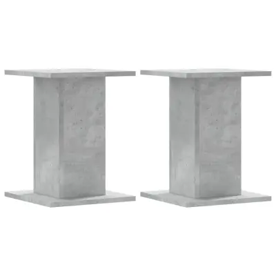 vidaXL Stojalo za rastline 2 kosa betonsko sivo 30x30x40 cm inž. les