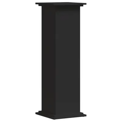 vidaXL Stojalo za rastline črno 33x33x100 cm inženirski les