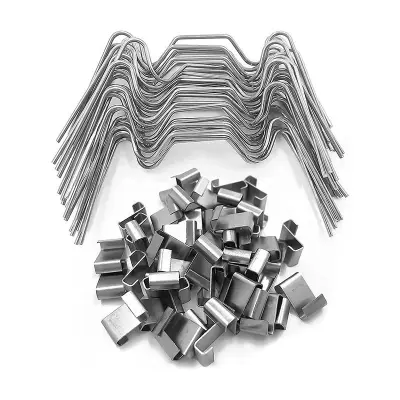 Objemke za rastlinjak iz nerjavečega jekla   50-delni