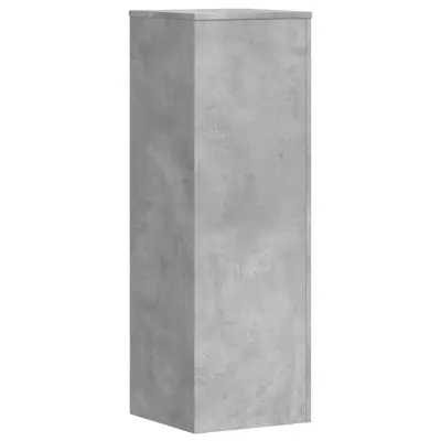 vidaXL Stojalo za rastline betonsko sivo 33x33x100 cm inženirski les