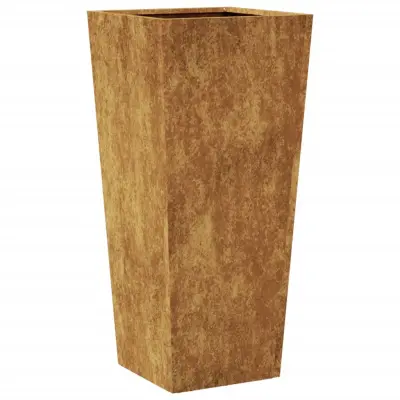vidaXL Garden Planter 35x35x75 cm Vremensko odporno jeklo