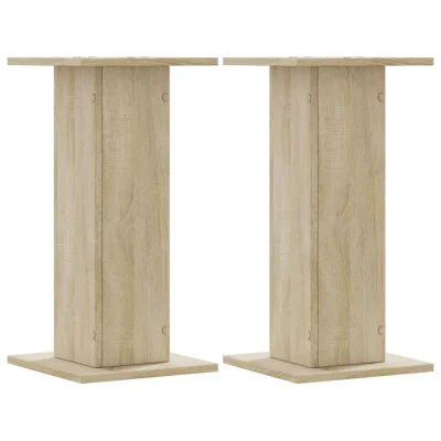vidaXL Stojalo za rastline 2 kosa sonoma hrast 30x30x60 cm inž. les