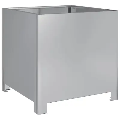 vidaXL Vrtno korito 40x40x40 cm pocinkano jeklo