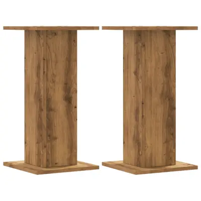 vidaXL Stojalo za rastline 2 kosa artisan hrast 30x30x60 cm inž. les