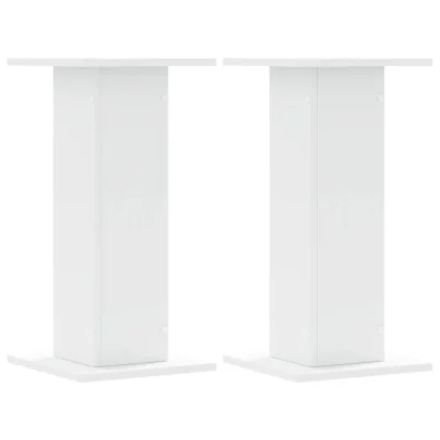 vidaXL Stojalo za rastline 2 kosa belo 30x30x60 cm inženirski les