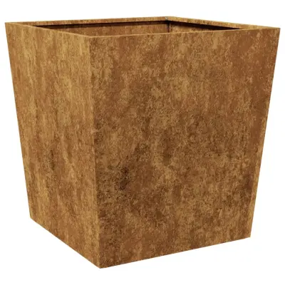 vidaXL Garden Planter 50x50x50 cm Vremensko odporno jeklo