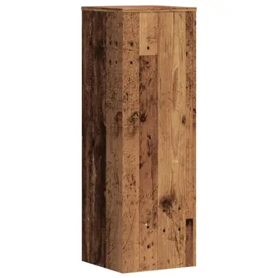 vidaXL Stojalo za rastline starinski les 33x33x100 cm inž. les