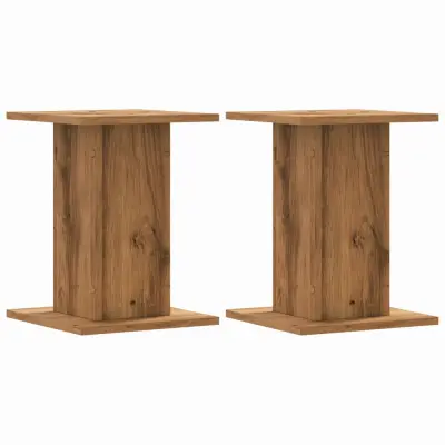 vidaXL Stojalo za rastline 2 kosa artisan hrast 30x30x40 cm inž. les