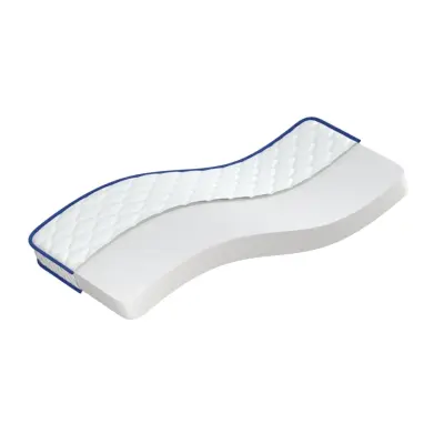 vidaXL Vzmetnica s spominsko peno bela 80x200x17 cm